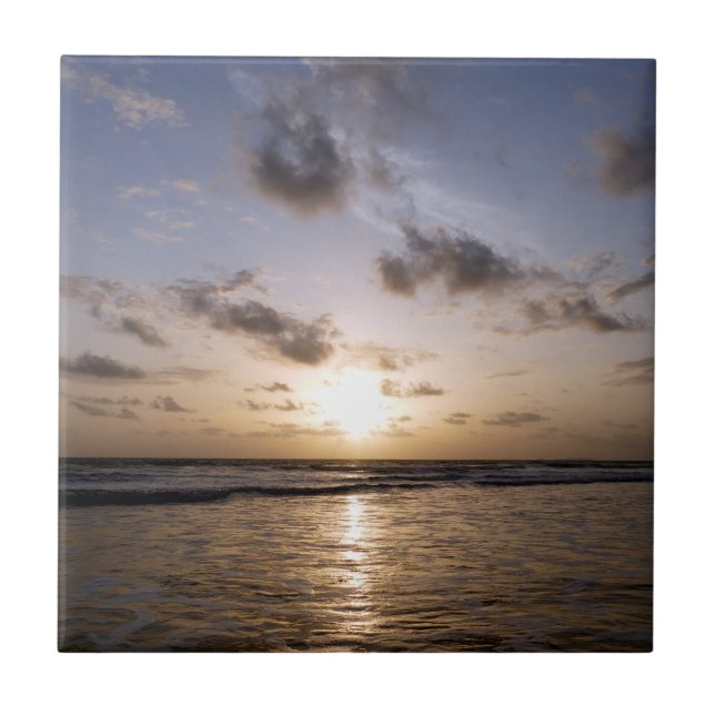 Azulejo Atardecer sobre el mar Árabe (Frente)