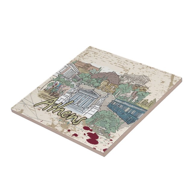 Azulejo Atenas (Lado)