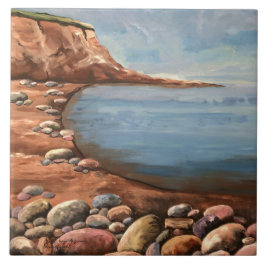 Azulejo Atlantic Sea Coast Hand Painted