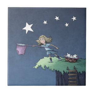 Azulejo Atrapar una estrella que cae - Recolectar deseos