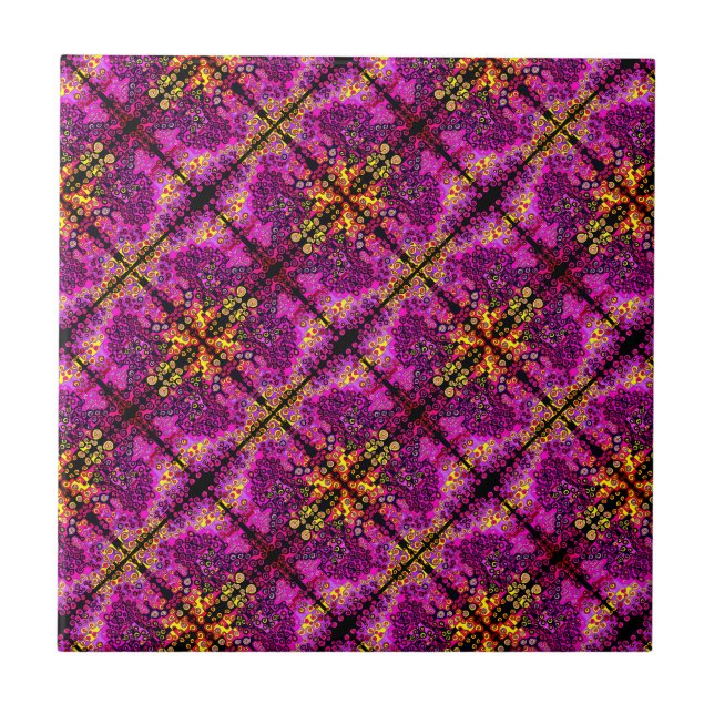 Azulejo ¡Atrápenme si pueden Pinky! Maíz arcoiris (Frente)