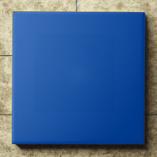 Azulejo Audaz acento moderno en la profundidad azul cobalt