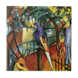 Azulejo Auguste Macke - Amante de los animales del Jardín