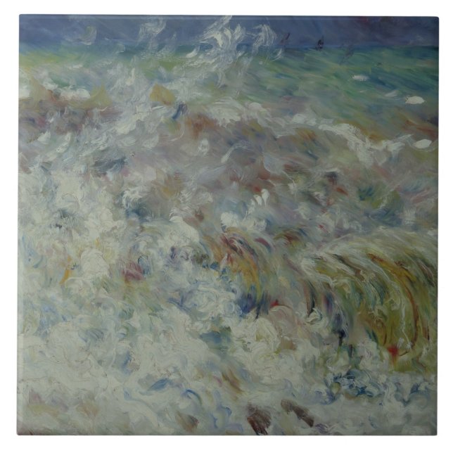 Azulejo Auguste Renoir - La ola (Frente)