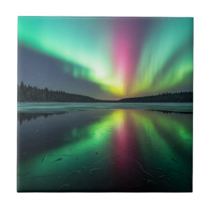 Azulejo Aurora boreal