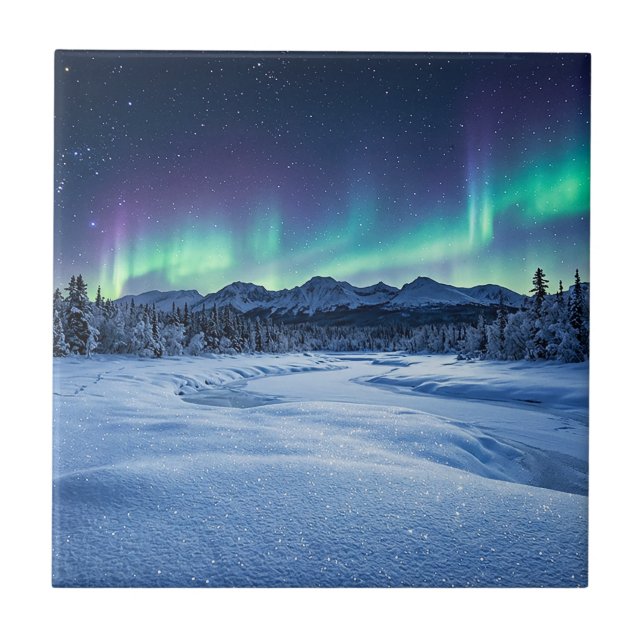 Azulejo Aurora boreal (Frente)