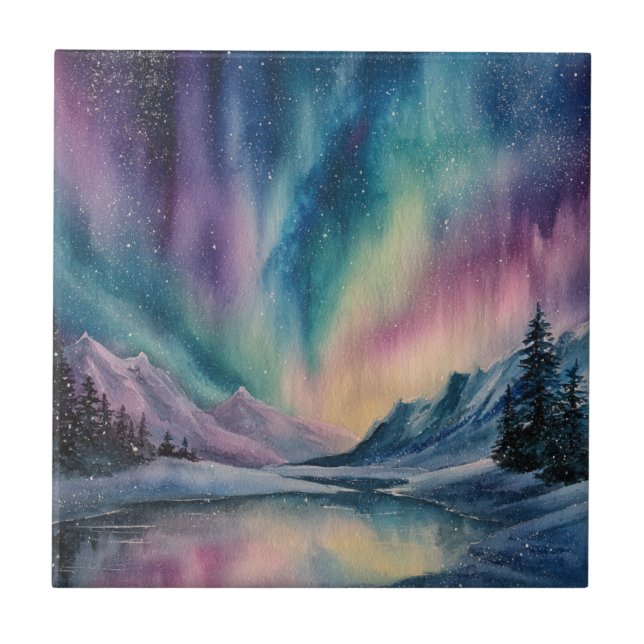 Azulejo Aurora Borealis (Frente)