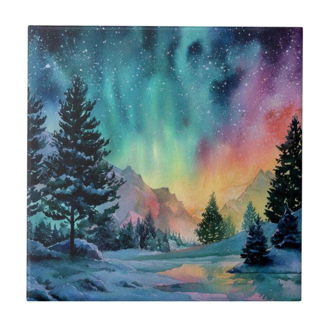 Azulejo Aurora Borealis (Frente)