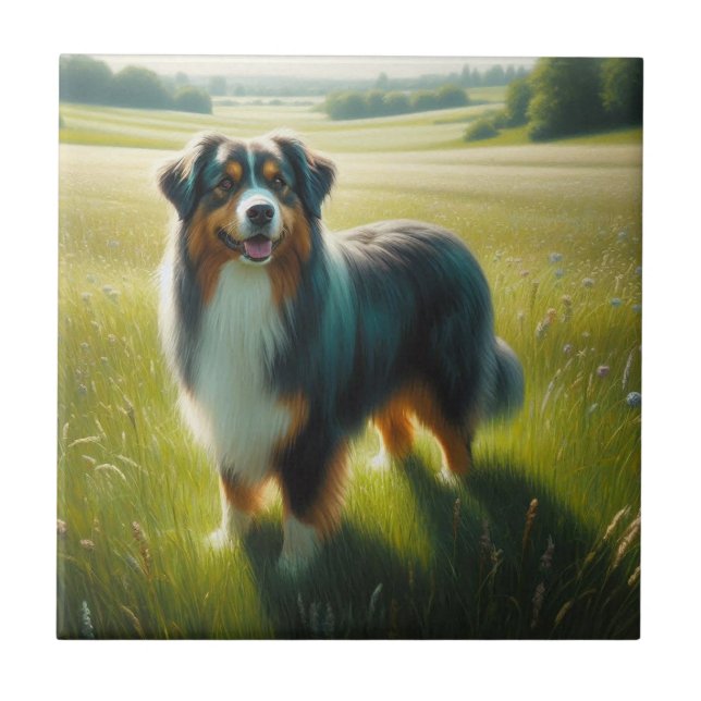 Azulejo Australian Shepherd (Frente)