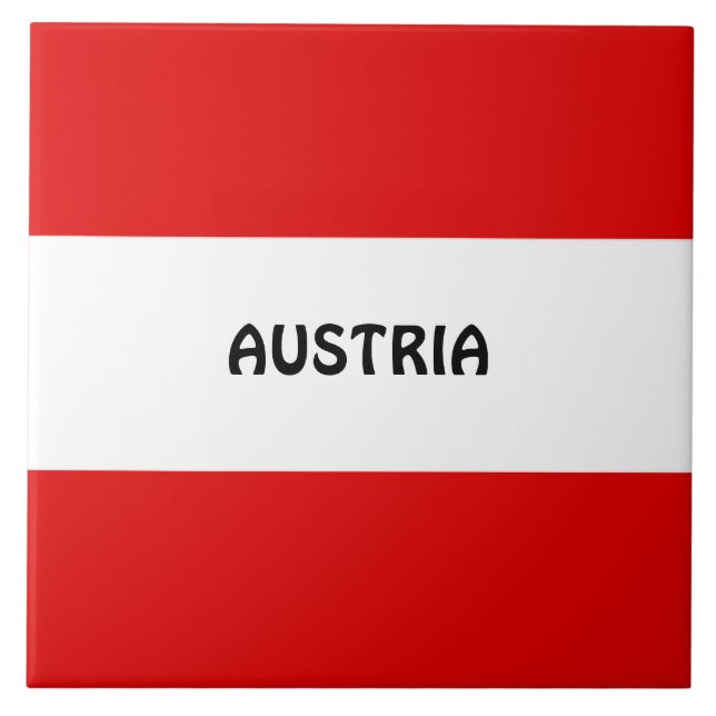 Azulejo Austria, bandera (Frente)