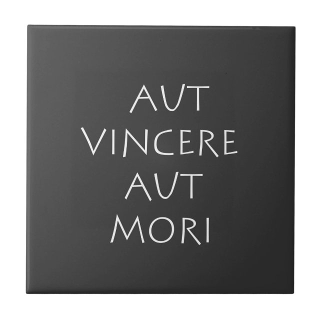 Azulejo Aut vinunto aut mori (Frente)