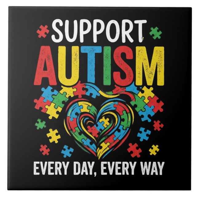 Azulejo Autism awareness (Frente)