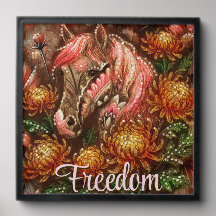 Crisantemo floral de caballos de otoño personaliza