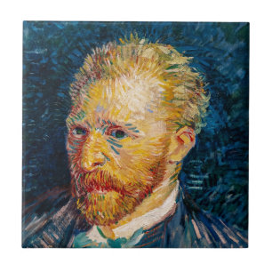 Azulejo Autorretrato de Vincent Van Gogh