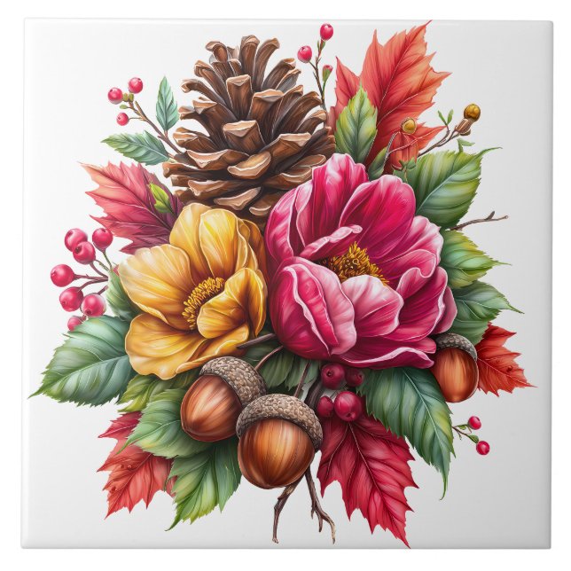 Azulejo Autumn Floral (Frente)