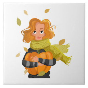 AZULEJO AUTUMN WOMAN