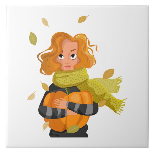 AZULEJO AUTUMN WOMAN (Frente)