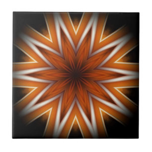 Azulejo  Avant-Garde ~ Starburst Russet Y Black 0211 ~