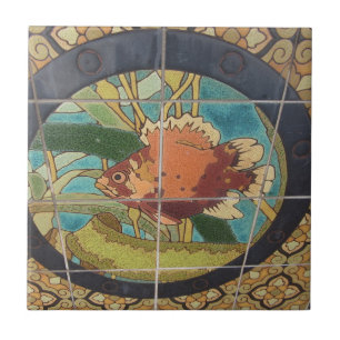 AZULEJO AVENTURAS EN LA COSTA DE CERÁMICA DE LA ISLA CATAL