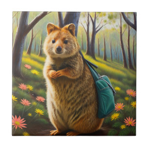 Azulejo Aventuras Minoristas: Mama Quokka Va de Compras