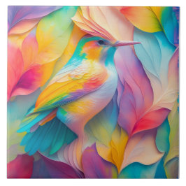 Azulejo Aves de fantasía Pájaro de seda