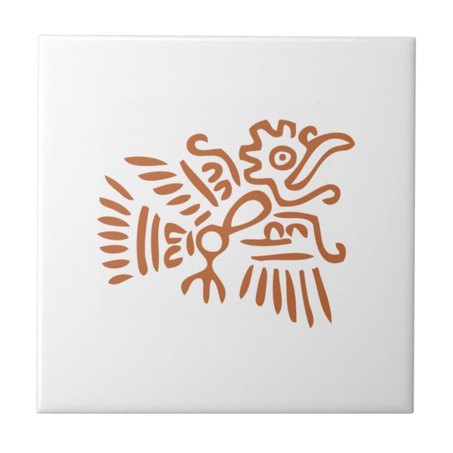 Azulejo Aztec Bird (Frente)