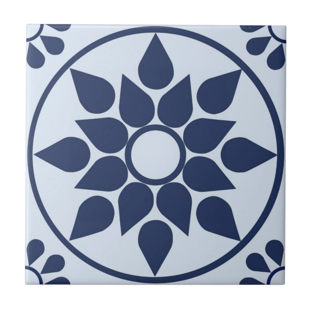 Azulejo azul (Frente)