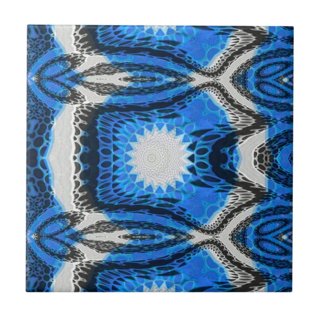 Azulejo Azul atómico (Frente)