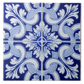 Azulejo Azul Azul portugués