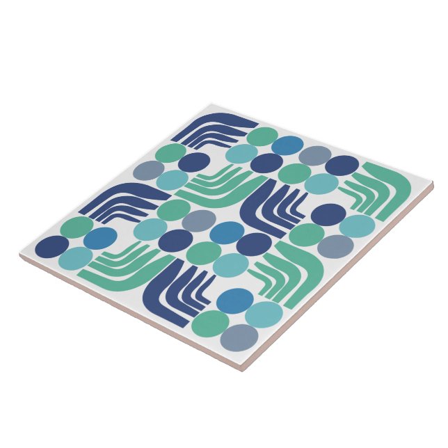 Azulejo Azul costero bohemio (Lado)
