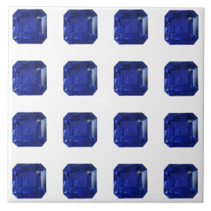 Azulejo Azul de zafiro cuadrado