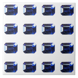 Azulejo Azul de zafiro rectangular