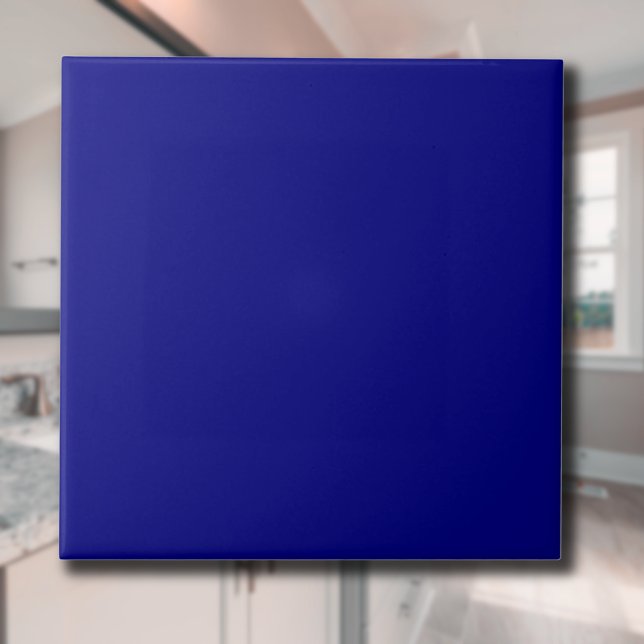 Azulejo Azul Marino Color Sólido | Clásico | Elegante (Subido por el creador)