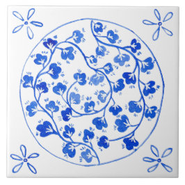 Azulejo Azul mediterráneo