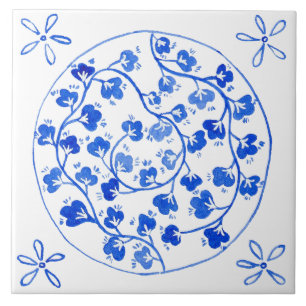 Azulejo Azul mediterráneo