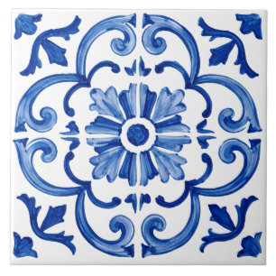Azulejo azul mediterráneo