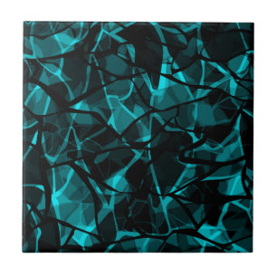 Azulejo azul negro