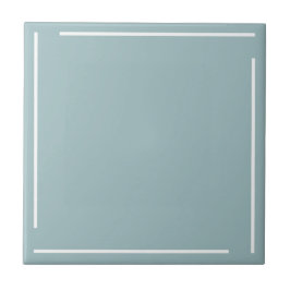 Azulejo Azul polvoriento geométrico minimalista de moda