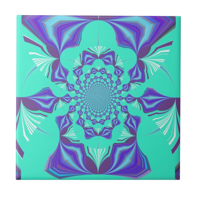 Azulejo Azul precioso (Frente)