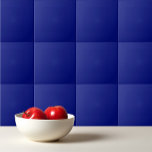 Azulejo Azul profundo sólido<br><div class="desc">Diseño azul profundo de color sólido.</div>