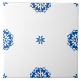 Azulejo Azul y blanco mediterráneos minimalistas