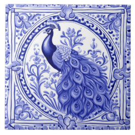 Azulejo Azul y blanco portugués europeo