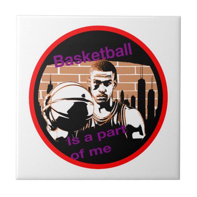 Azulejo Azuleijo Basketball is a part of me (Frente)