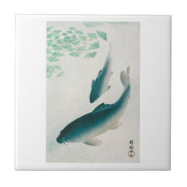 AZULEJO AZULEJO: OHARA KOSON : CARP/KOI 1926