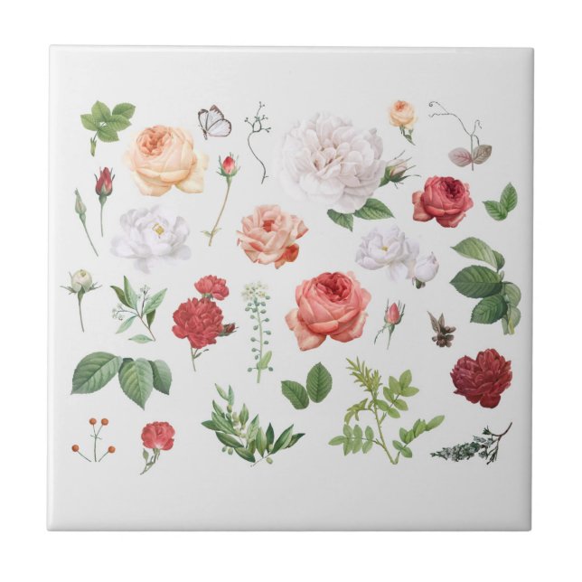 AZULEJO AZULEJO: VINTAGE FLOWERS (Frente)