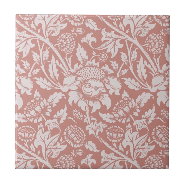 AZULEJO AZULEJO: WILLIAM MORRIS : DISEÑO FLORAL (Frente)