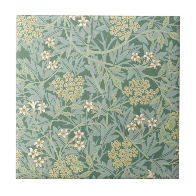AZULEJO AZULEJO: WILLIAM MORRIS : JASMINE (Frente)