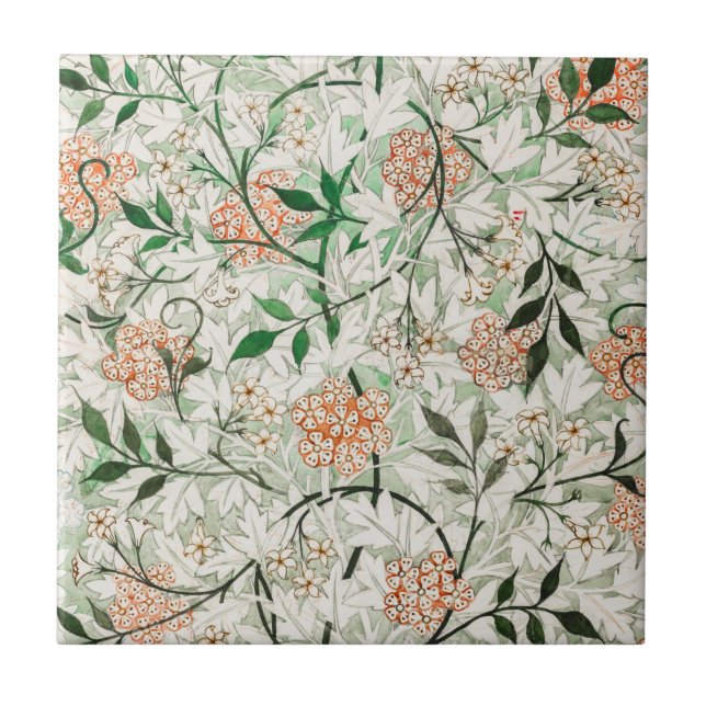 AZULEJO AZULEJO: WILLIAM MORRIS: JASMINE (Frente)