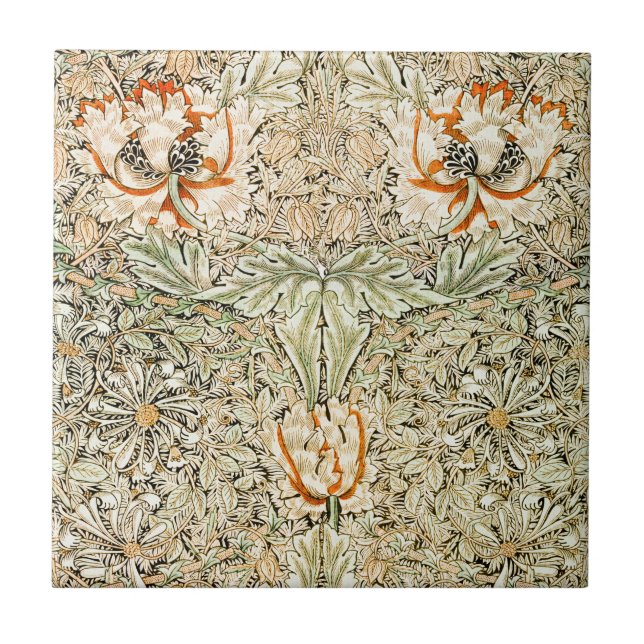 AZULEJO AZULEJO: WILLIAM MORRIS : MADRESELVA (Frente)