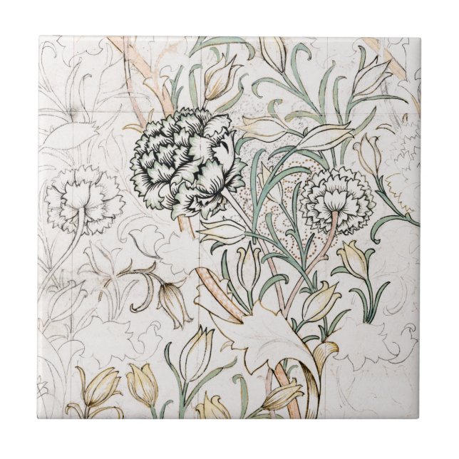 AZULEJO AZULEJO: WILLIAM MORRIS : MADRESELVA (Frente)